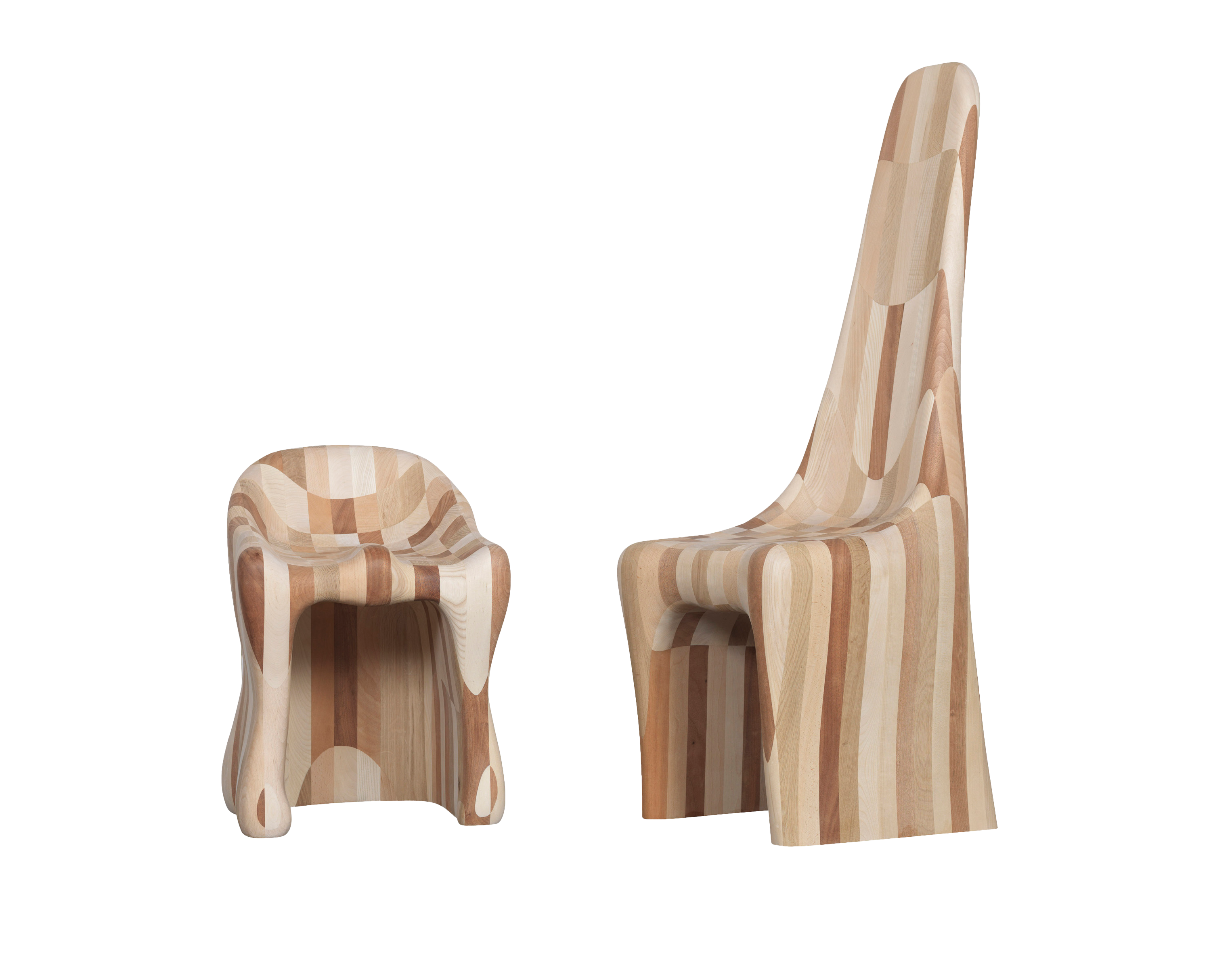 Stolskulptur formgavs av Bjørn Nørgaard för Källemo.